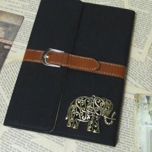 Black Leather Ipad 2,3,4 Case - Ipad Mini Case,..