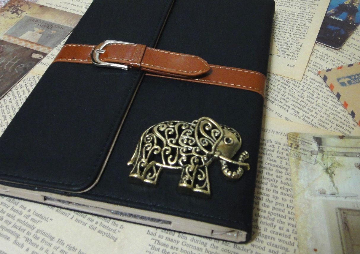 Black Leather Ipad 2,3,4 Case - Ipad Mini Case, Ornate Elephant Ipad Case Cover, Vintage Retro Brown Belt, Case For Ipad Air